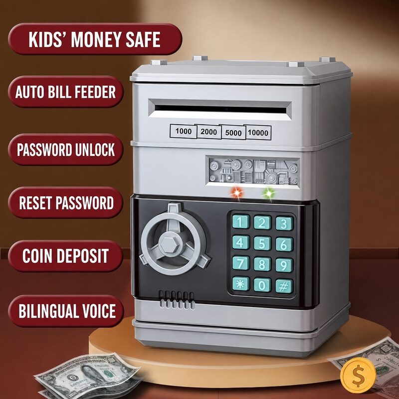 š„Limited-Time 50% OFF | āØKids' Electronic ATM Piggy Bank with Password & Automatic Bill Feeder
