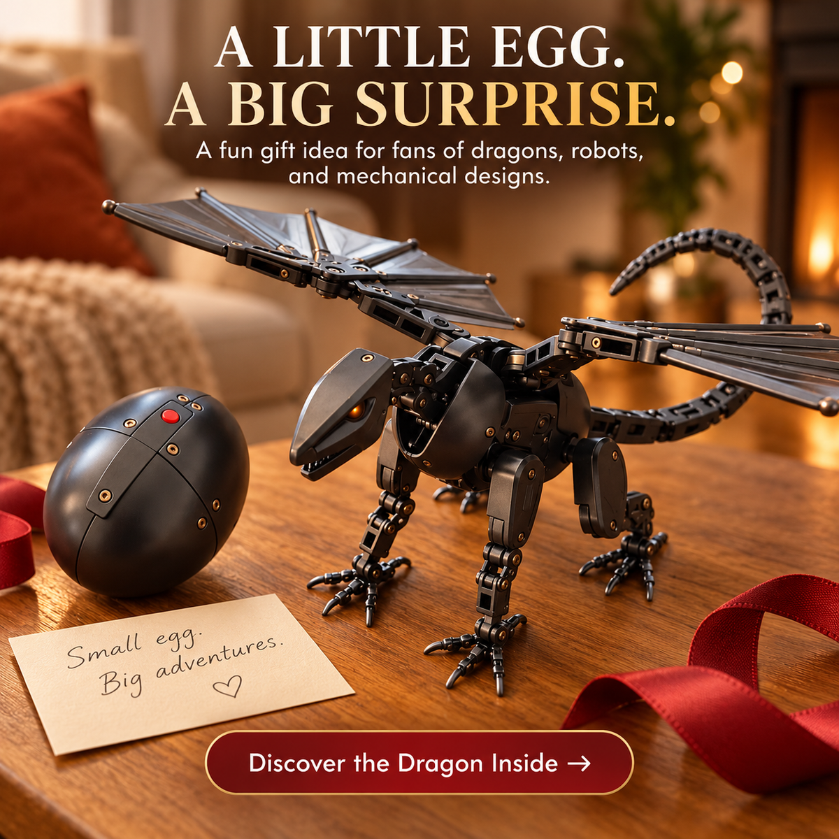 ๐ฅ๐ DragonMorph โ Egg to Dragon Transforming Mechanical Toy