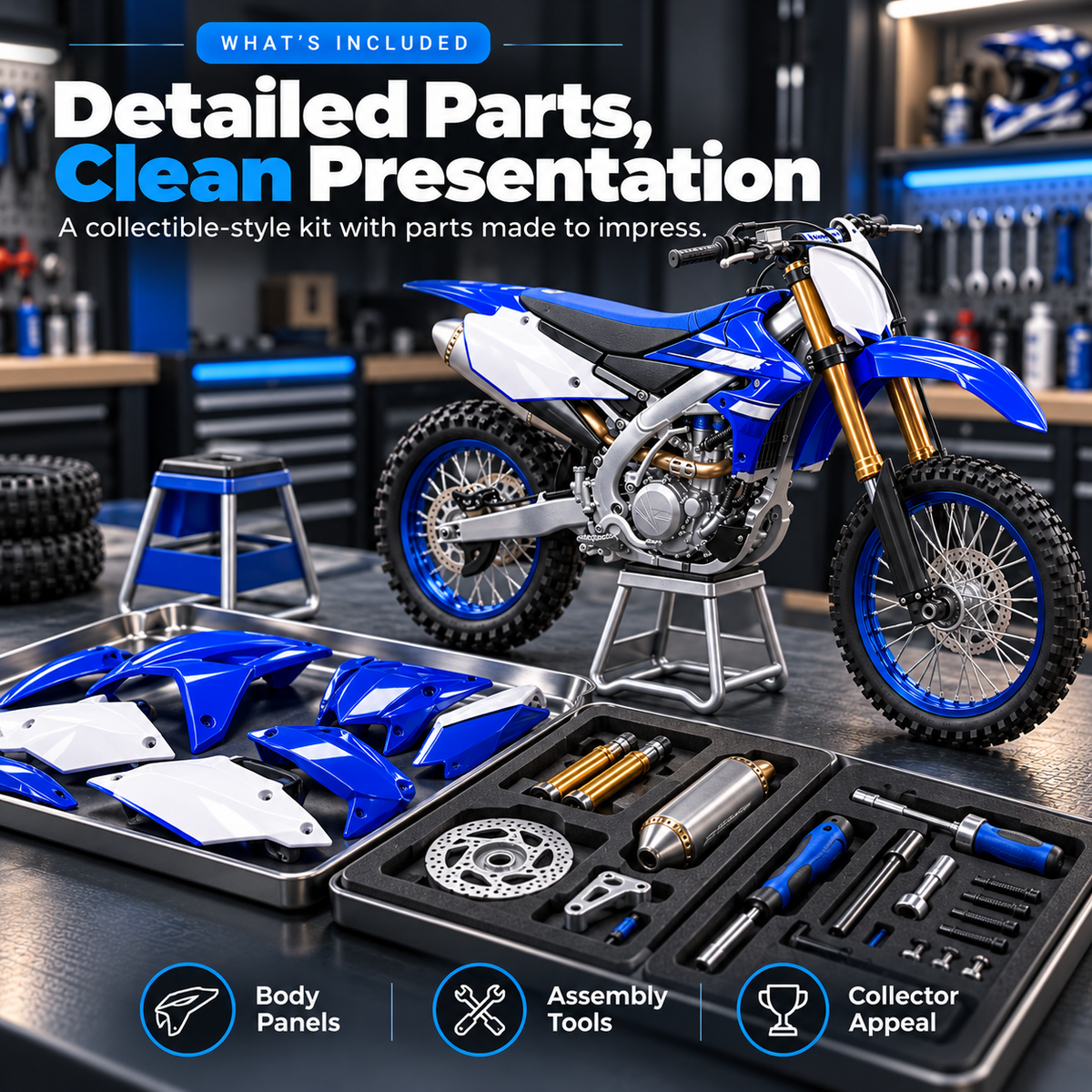π DIY Motocross Dirt Bike Model Kit β Build & Display ποΈ