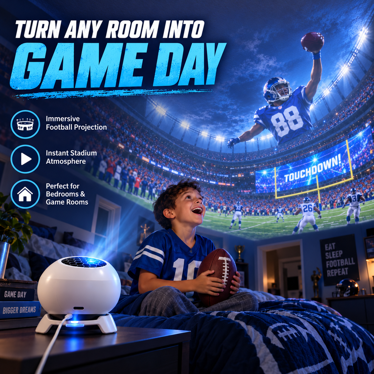 ๐ Magical Christmas Projection Night Light โ Transform Any Room Into A Holiday Wonderland