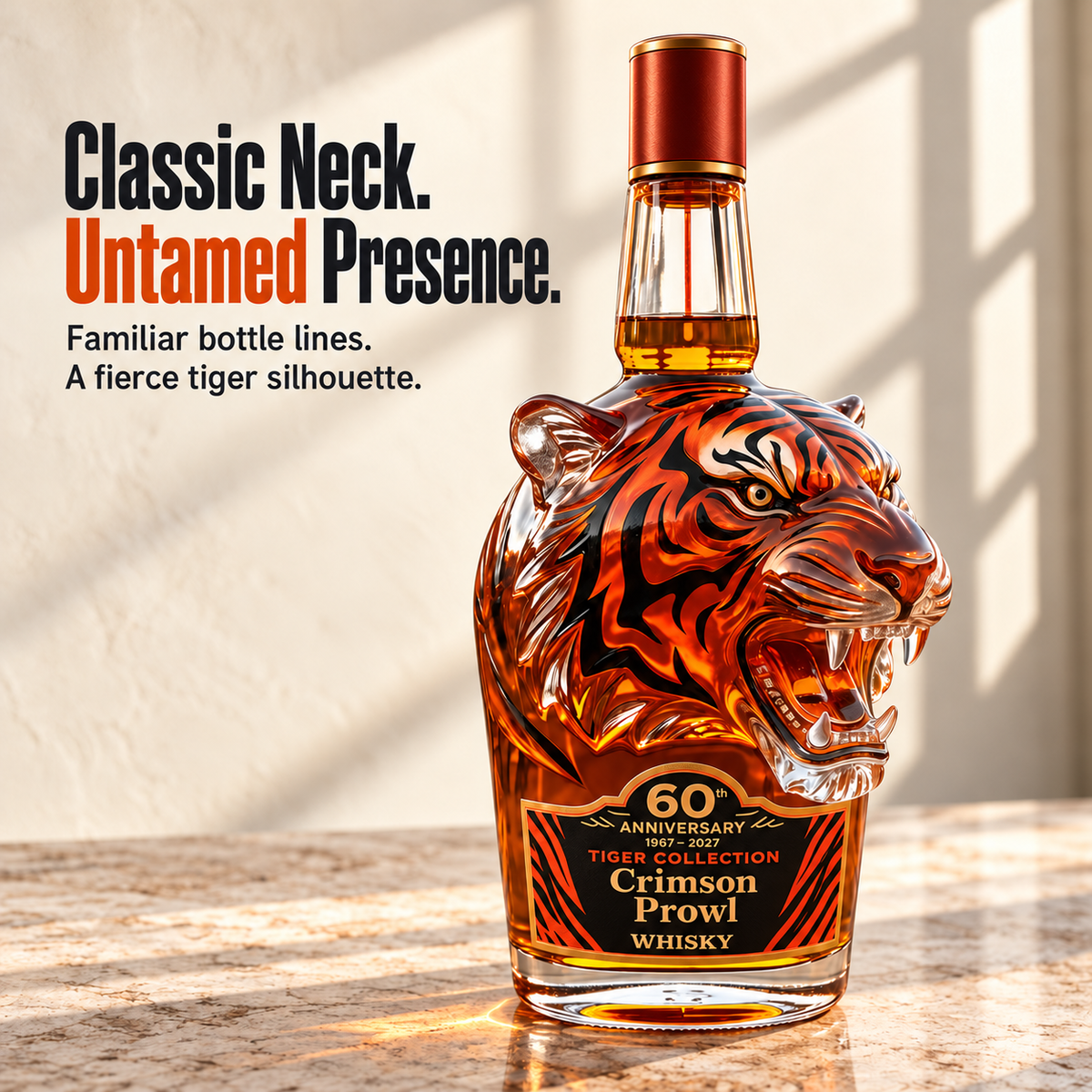 š
Bring the Roar Home š„ Orange & Black Collectorās Bottle