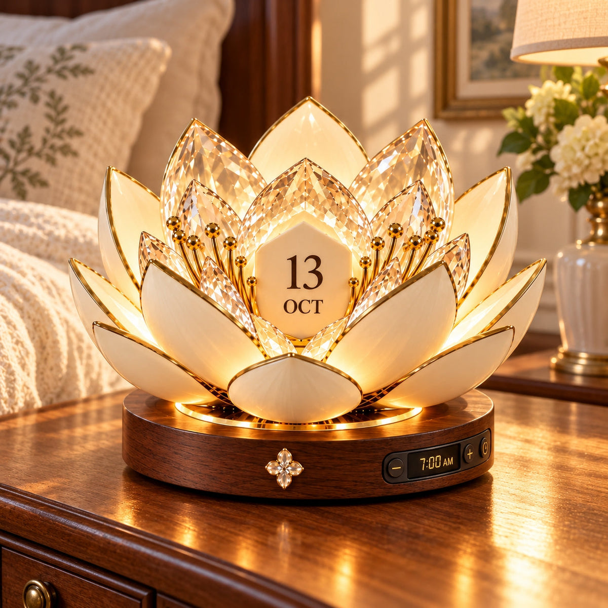 ⭐50% OFF -🌸Automatic Blooming Perpetual Calendar