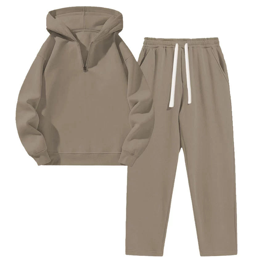 ⚡Hot Sales 50% OFF🔥Men's Plain Two-piece Casual Sporty Sweatsuit Set