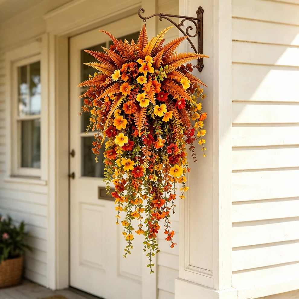 🔥 TODAY ONLY🍂 Artificial Fern for Fall Porch & Door Decor