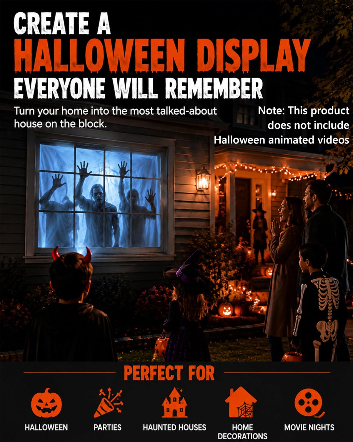 🎃 SPOOKY SALE 55% OFF💀 Halloween Window Projector