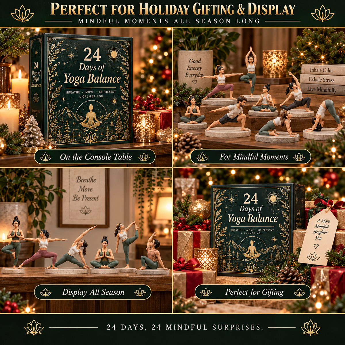 š§2026 Yoga Balance ā 24 Days of Mindful Christmas