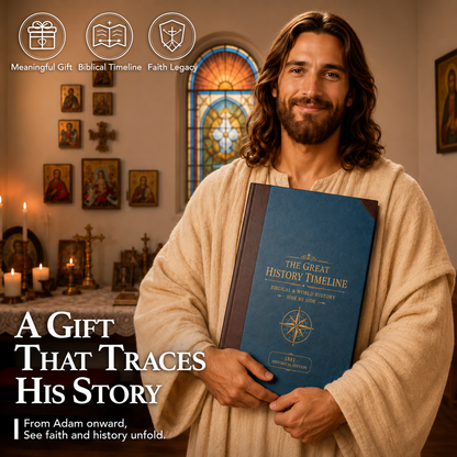 📜 Synchronological History Chart – 6,000 Years of Biblical & World Events in One Fold-Out Timeline