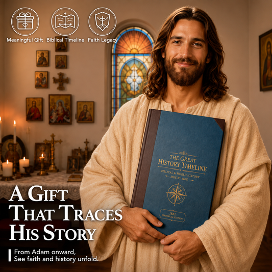 📜 Synchronological History Chart – 6,000 Years of Biblical & World Events in One Fold-Out Timeline