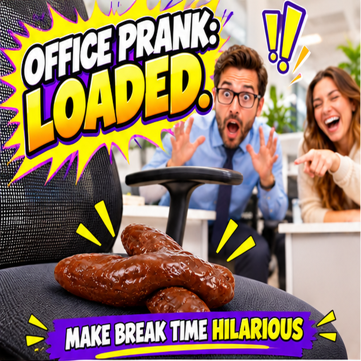 🔥 Limited-Time 49% OFF –💩 7-Piece Realistic Fake Poop Prank Set 🎁 Hilarious Gag Gift for Dad, Friends & Family