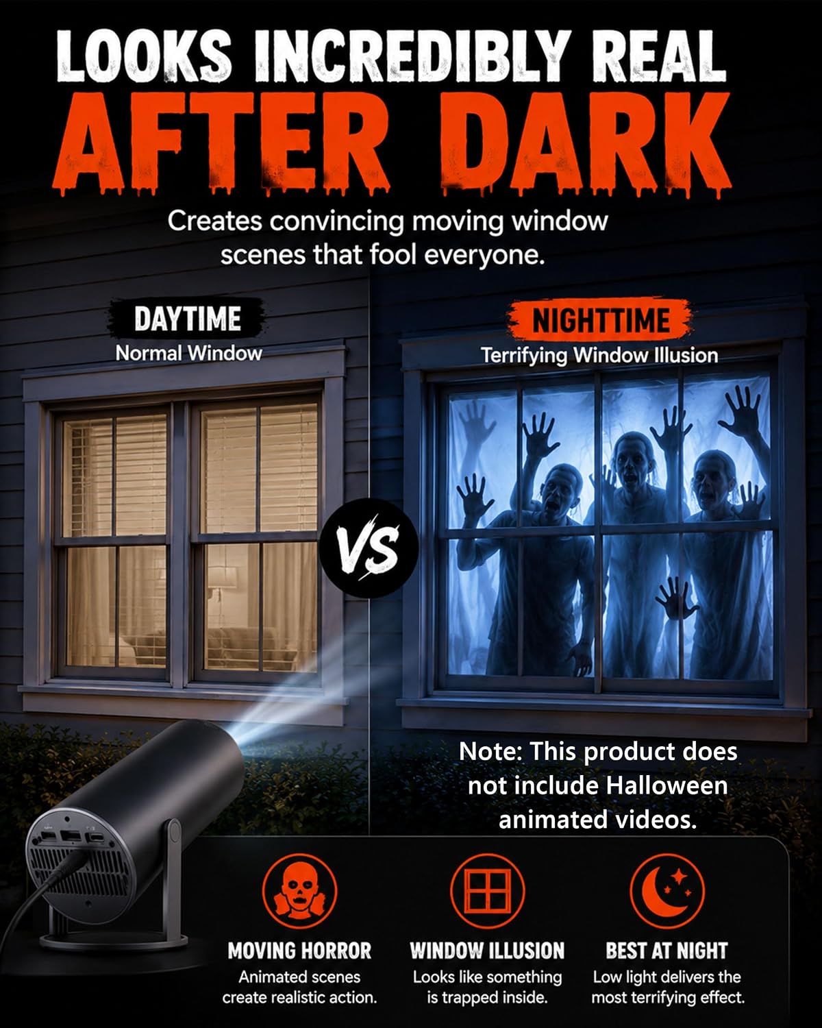 🎃 SPOOKY SALE 55% OFF💀 Halloween Window Projector