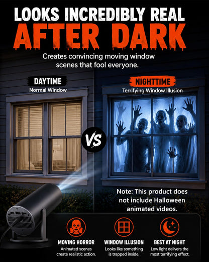🎃 SPOOKY SALE 55% OFF💀 Halloween Window Projector