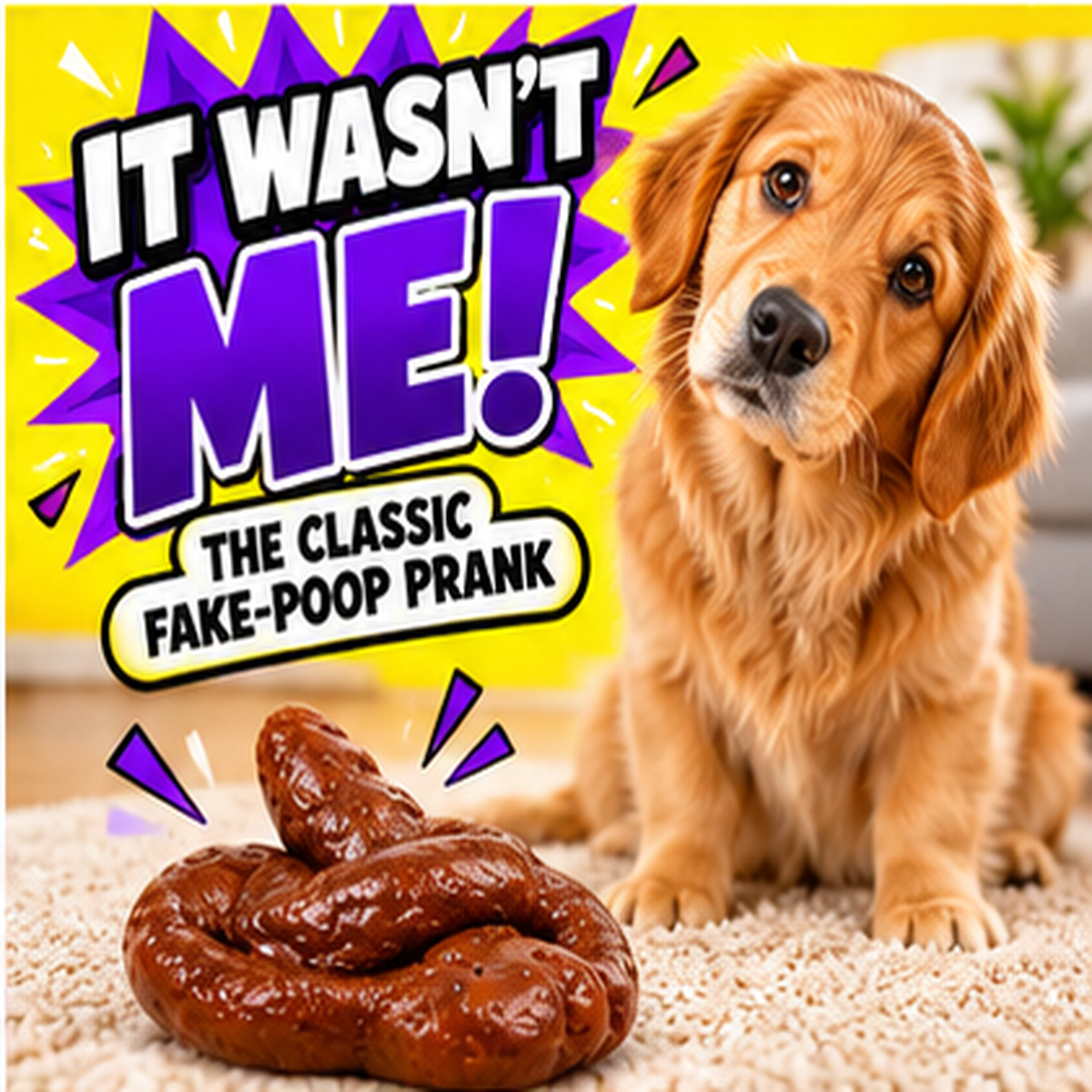 🔥 Limited-Time 49% OFF –💩 7-Piece Realistic Fake Poop Prank Set 🎁 Hilarious Gag Gift for Dad, Friends & Family