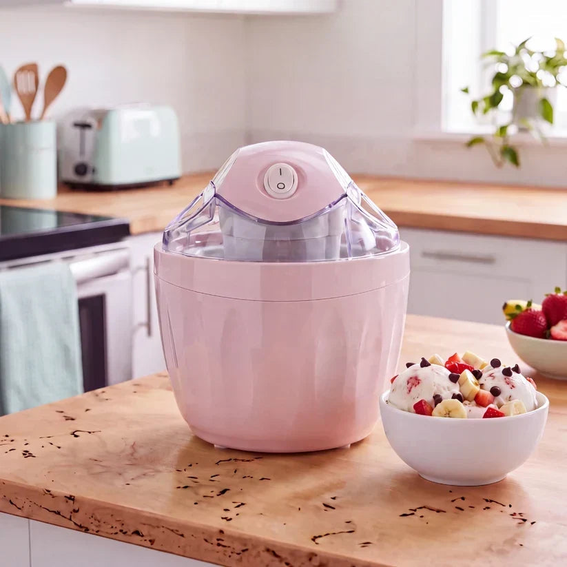 🍦 Mini Homemade Ice Cream Maker ✨ One-Touch Dessert Night Essential