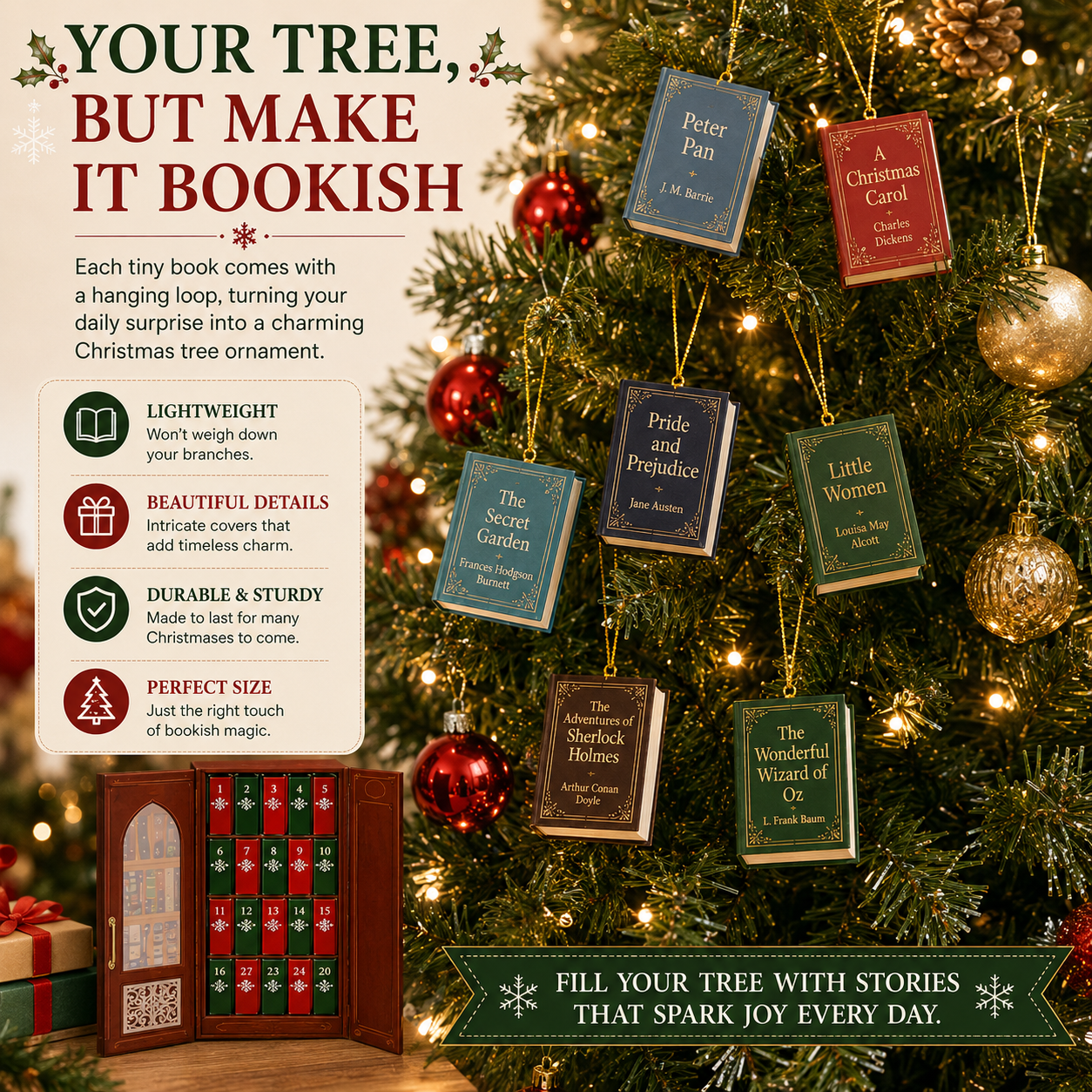 📚 25-Day Mini Book Advent Calendar – A Book Lover's Christmas Countdown!!!