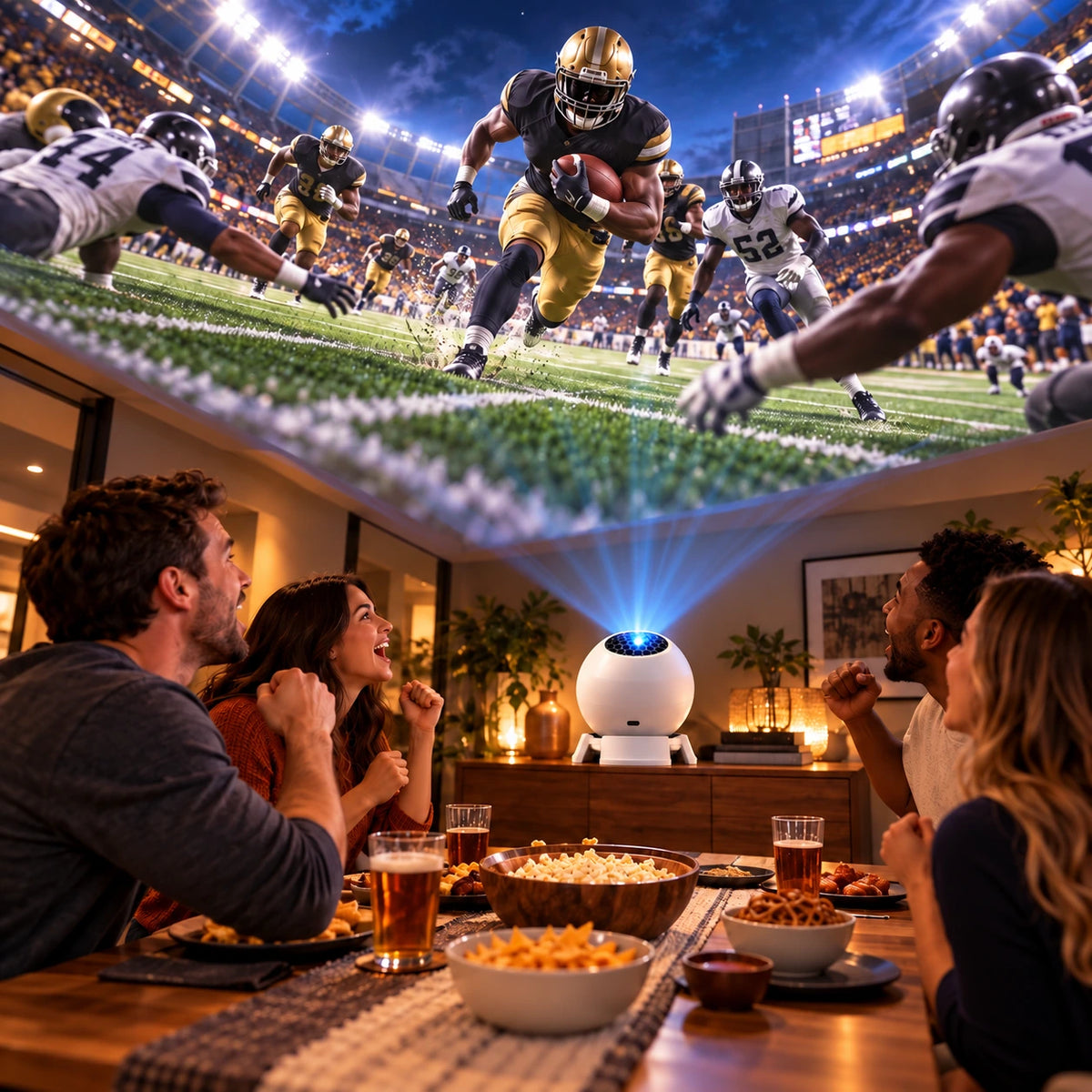 ✨🏈Football Game Day Projector for an Immersive Stadium Experience