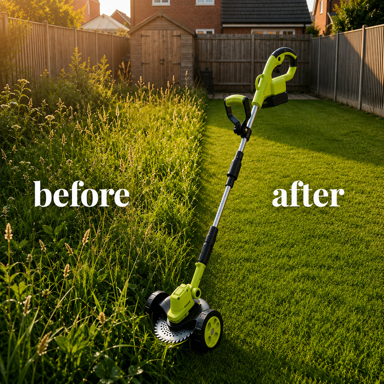 🌿70% OFF TODAY⚡3-in-1 Cordless Lawn Mower – Lightweight Grass Trimmer & Edger with 2×21V Batteries🔋