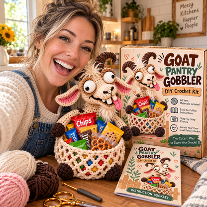🔥Buy 3, Get 1 Free—Today Only 🔥🔥–😂 Snack Attack Squad™ – DIY Crochet Funny Animal Snack Basket Collection