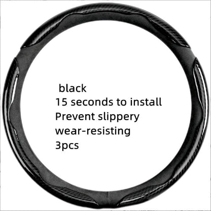 Non-Slip Car Steering Wheel Cover for 15 Inch Wheels