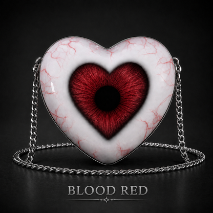 🖤Gothic Heart Eye Statement Crossbody Bag
