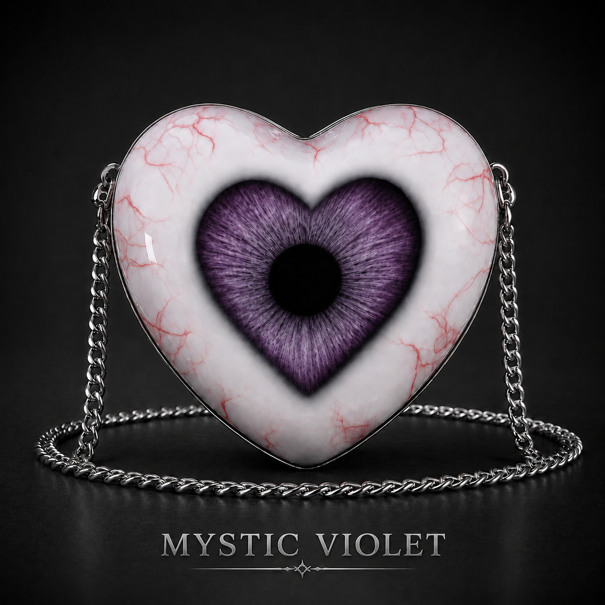 🖤Gothic Heart Eye Statement Crossbody Bag