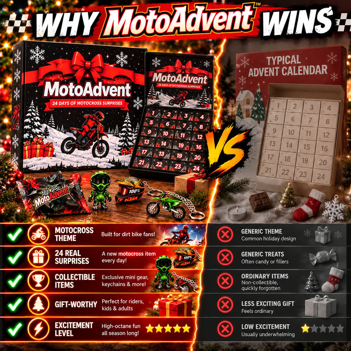 🏍️ Motocross Advent Calendar 🎄 24 Days of Dirt Bike Surprises!