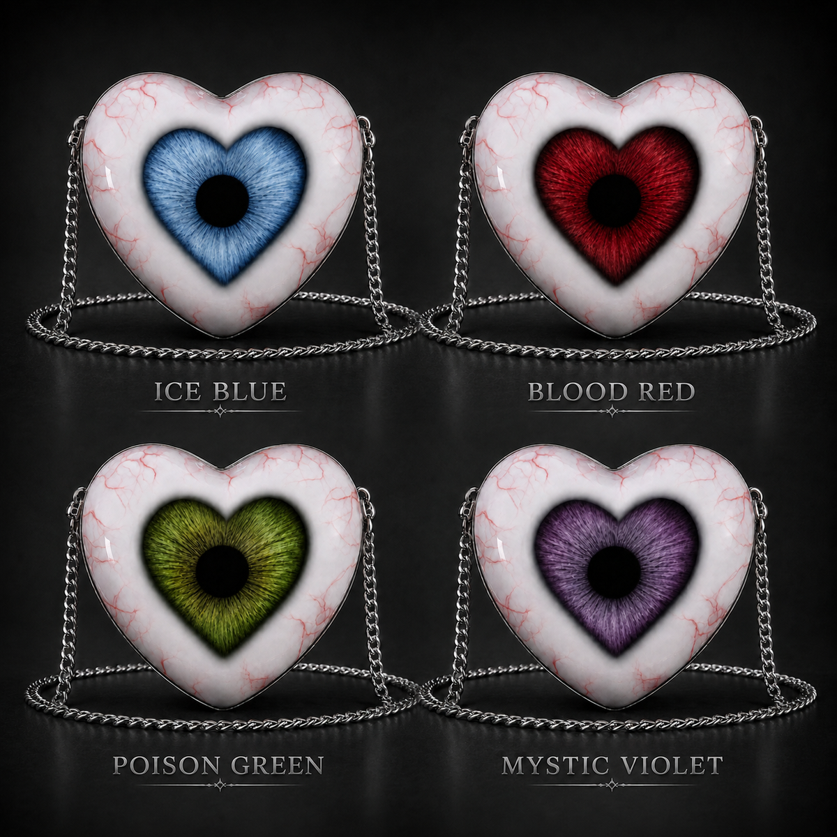 🖤Gothic Heart Eye Statement Crossbody Bag