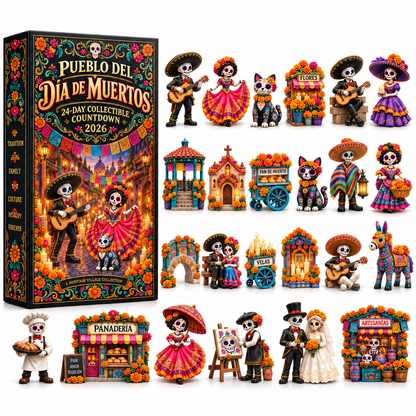 💀 Día de Muertos 2026 – 24-Day Collectible Calendar