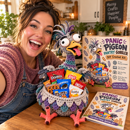 🔥Buy 3, Get 1 Free—Today Only 🔥🔥–😂 Snack Attack Squad™ – DIY Crochet Funny Animal Snack Basket Collection