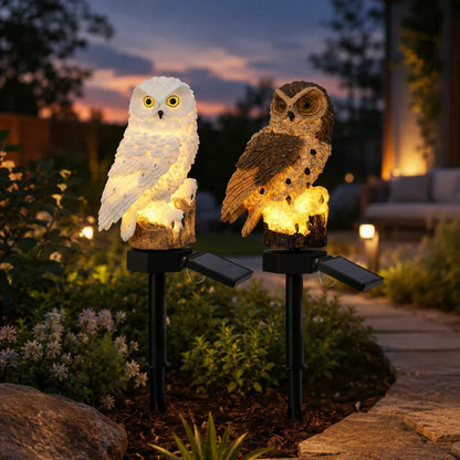 🔥Last Day 50% OFF🦉Brighten your garden path today Solar Owl Pathway Light