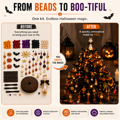 🎄✨ DIY Beaded Christmas Tree Kit – Create Your Own Holiday Decor