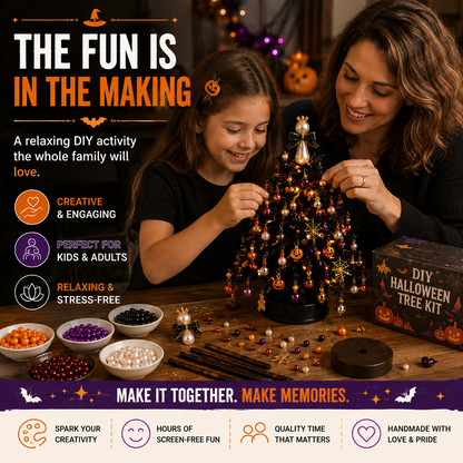🎄✨ DIY Beaded Christmas Tree Kit – Create Your Own Holiday Decor