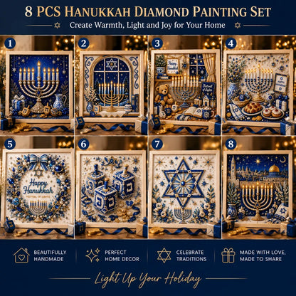 👍👍HOT SALE 50% OFF - DIY Hanukkah Pearl Art Kit🎁