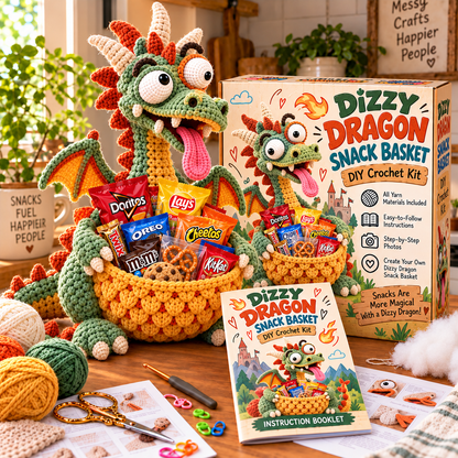 🔥Buy 3, Get 1 Free—Today Only 🔥🔥–😂 Snack Attack Squad™ – DIY Crochet Funny Animal Snack Basket Collection