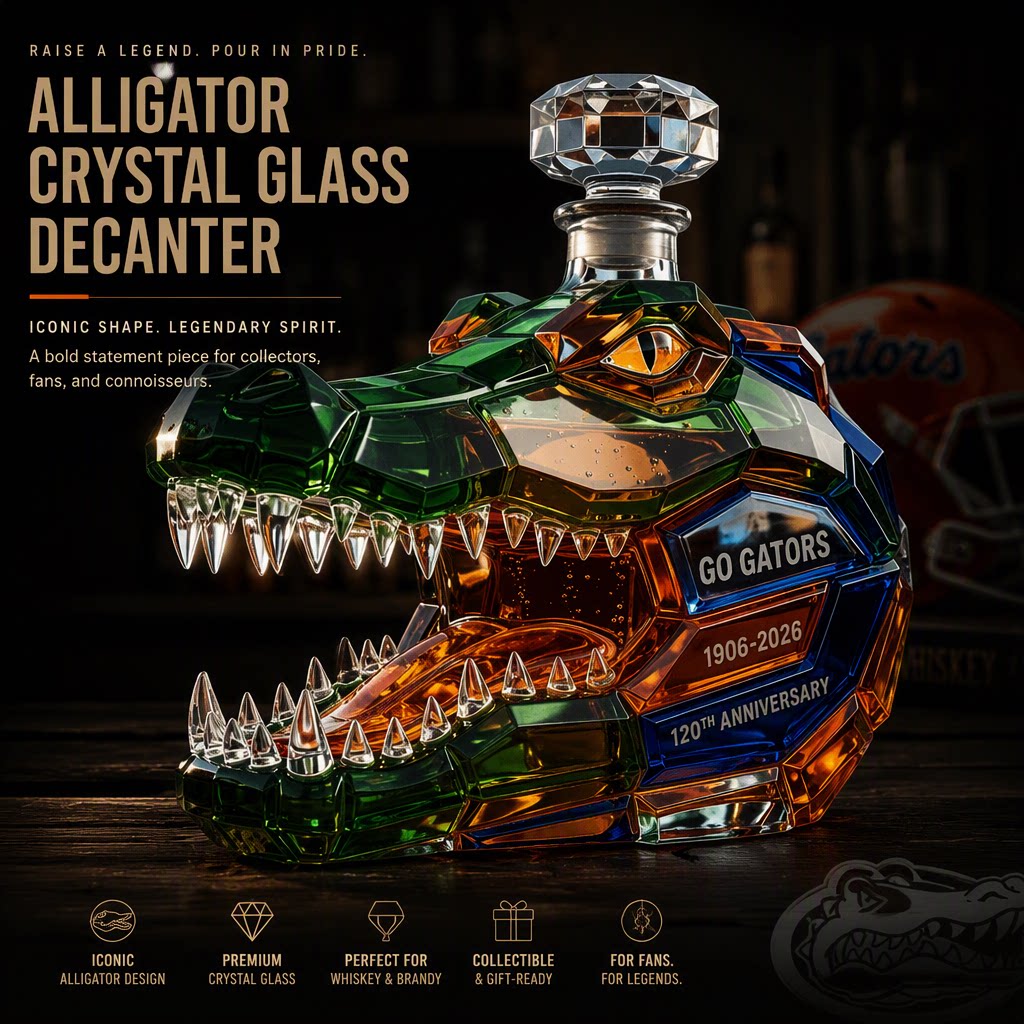 🐊 120th Anniversary Crocodile Decanter