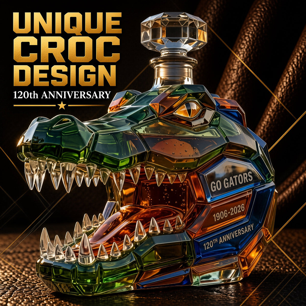 🐊 120th Anniversary Crocodile Decanter