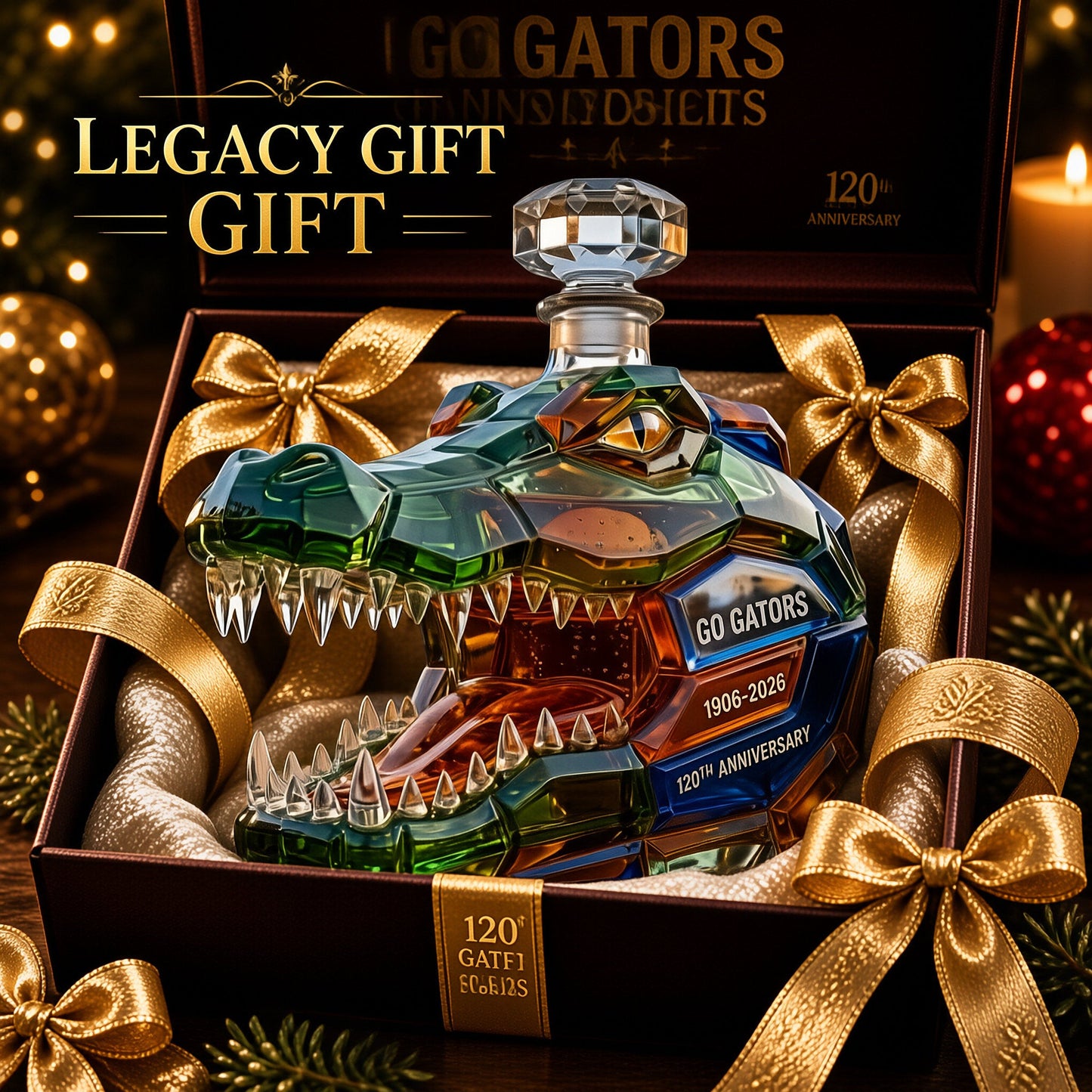 🐊 120th Anniversary Crocodile Decanter