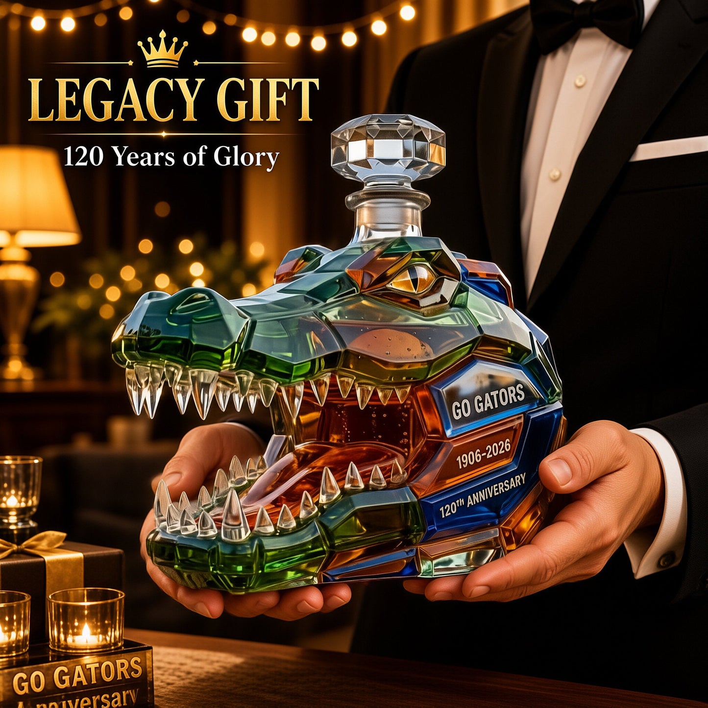 🐊 120th Anniversary Crocodile Decanter