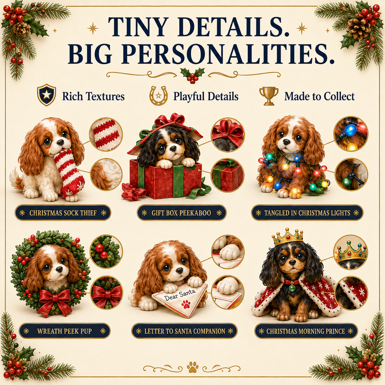 ⏰Limited Stock 50% OFF -🐶 24 Days of Cavalier Christmas Advent Calendar 2026 – 24 Collectible Cavalier Surprises
