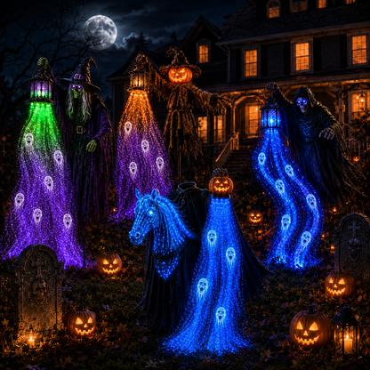 🔥 HOT SALE 50% OFF 🎁Animated Halloween Garden Light collection