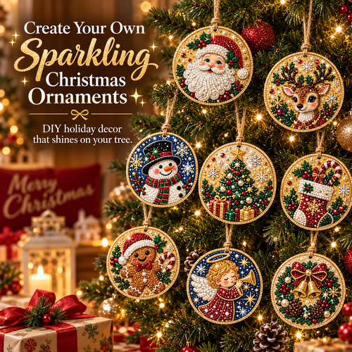 🔥Christmas Sale 50% OFF🎄 DIY Diamond Painting Ornaments Kit