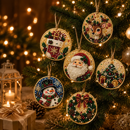 🔥Christmas Sale 50% OFF🎄 DIY Diamond Painting Ornaments Kit