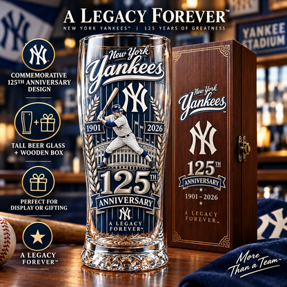 🏆 Let’s Go Tribe! 125th Anniversary Commemorative Pint Glass