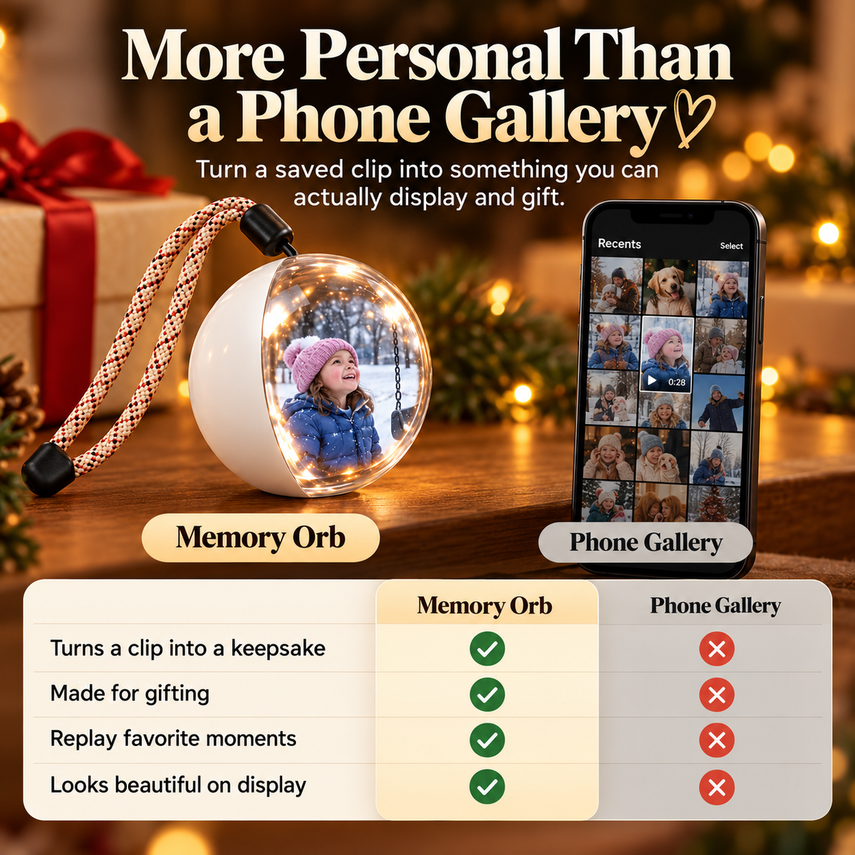 ❤️ Memory Orb ✨ Turn Your Favorite Videos Into a Gift They'll Treasure