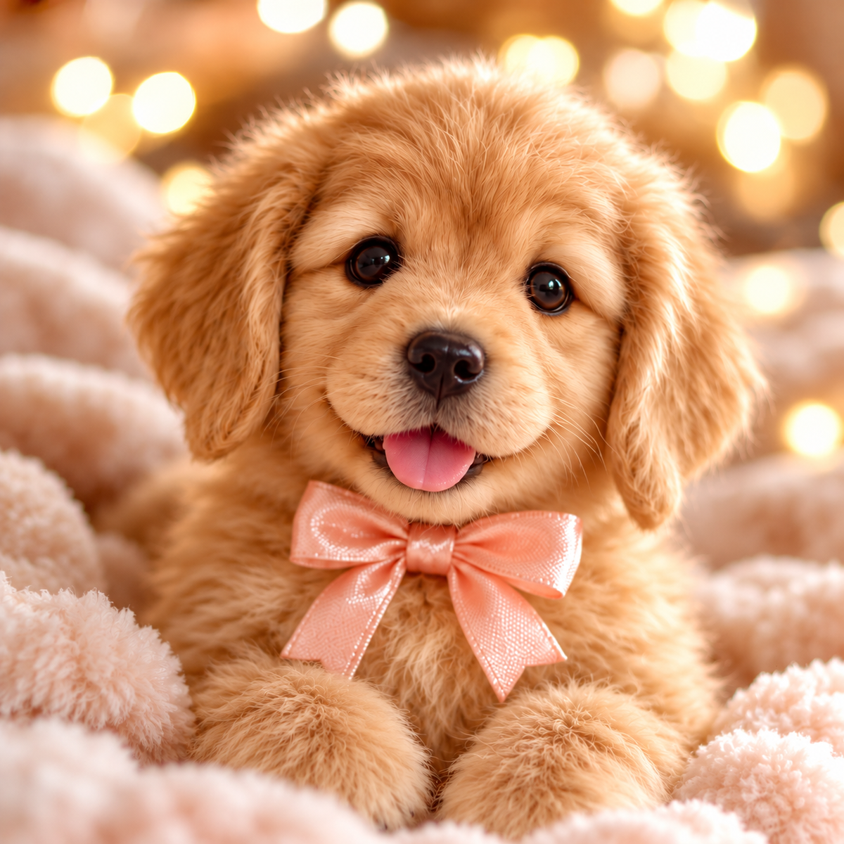 🎄 49% OFF – Golden Buddy™ Realistic Robot Golden Retriever Puppy