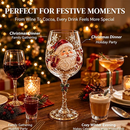 🔥Christmas Wine Glass Collection Gift Box Set