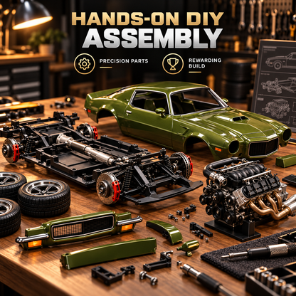 🏁 Build Your Own Classic American Muscle Car Model Kit