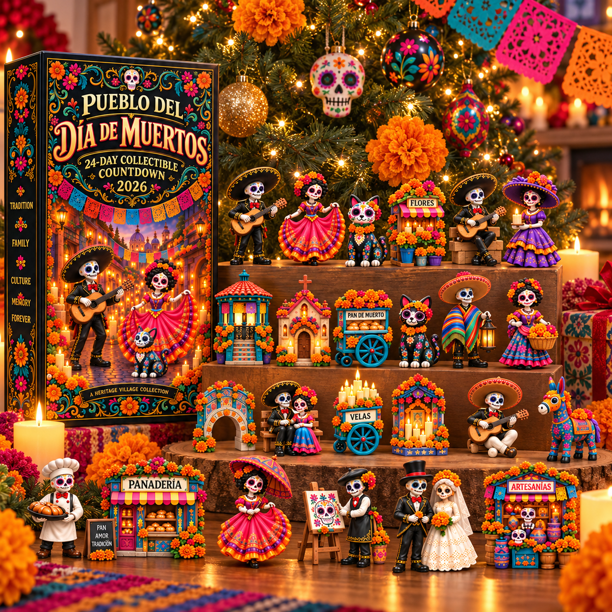 💀 Día de Muertos 2026 – 24-Day Collectible Calendar
