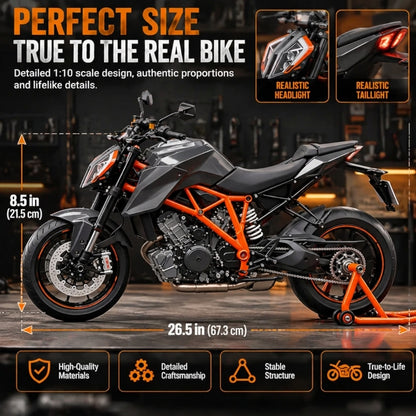 🔥LAST DAY 49%🏍️ Motorcycle Model Kit – 1:6 Scale DIY Assembly & Fuel-Powered Engine
