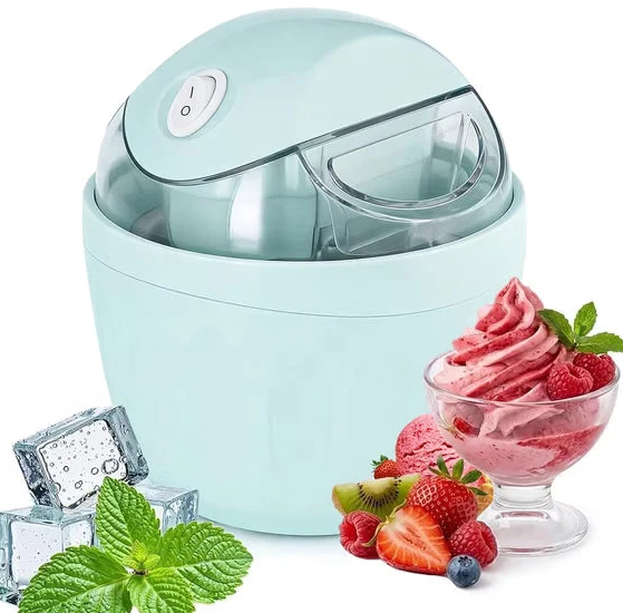 🍦 Mini Homemade Ice Cream Maker ✨ One-Touch Dessert Night Essential