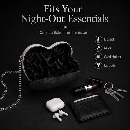 🖤Gothic Heart Eye Statement Crossbody Bag